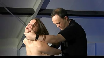 Master fulfill bdsm fantasy with innocent teenie