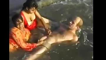 Indian Sluts With A White GUy Outdoors