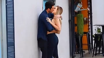 Kissing random babes in public