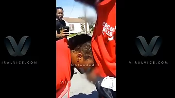 Married pregnant thot sucks random dick in the hood