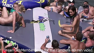 Teen Sluts Let Random Strangers Eat Their Pussies At Wild Lake Party