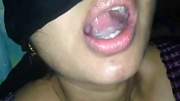 horny indian aunty swallows all cum&period;&period;&period;
