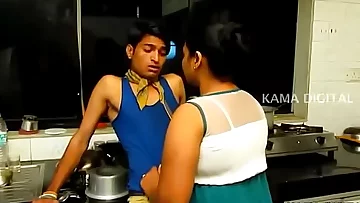 indian big boob aunty in short film&period;