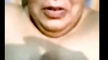Indian Aunty Blowjob And Cumshot on Face