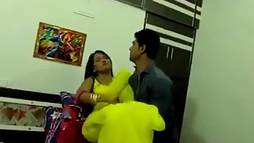 Young Indian Milf enjoying with Call boy
