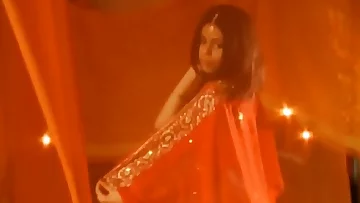 Brunette Indian Babe Undresses