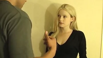 Sexy Blonde Handjob