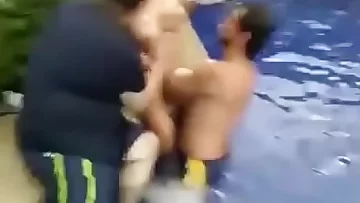 Indian actress in pool gauhar khan pool party dani daniels gianna michaels