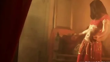 Belly Dancer From The Far East Seduces Us To Feel The Fun