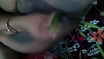 1~ Bengali Sapna boudi mustarbet with cucumber by hubby 480p