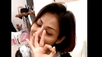 Indian mature aunty smoking on her hubby cock