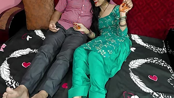 Karvachauth special, Priya gets her ass licked instead of a gift. In clear Hindi voice.