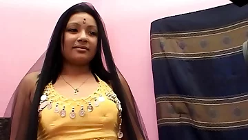 Chubby indian sister in law is doing her first porn casting
