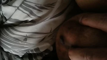 Playing with s. wife boobs