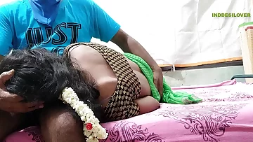 Newly married virgin couple first night hard hardcore screaming