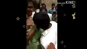 Telugu aunty recording dance