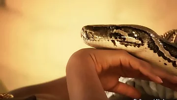 Brunette Babe Showing Her Stuff