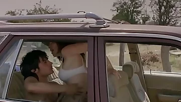 Fast quicky sex in the car orgasm