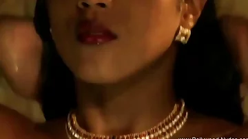 Sensuality In The Form Of Indian Dance Alone While Enjoying