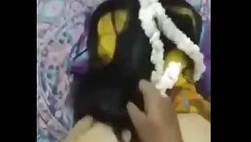 Tamil wife doggy with friend