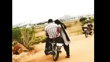 Tamil girl pressing boobs over her Bf