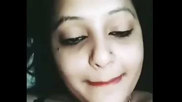 Hot bengali sister in law pressing her awesome boobs part-1