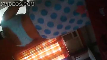 neighbour aunty dressing up after hot session