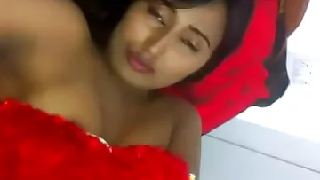 Swathi Naidu Sexy Hot Nude Playing with Teddy Bear