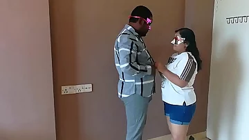 Indian milf aunty shanaya fucked in standing position