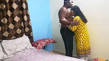 Indian Shanaya Bhabhi In Eye Catching Desi Shalwar Suit Having Closeup Sex With Love