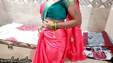 Newly desi bhabhi's pussy made her cry with a heavy blow of a thick cock