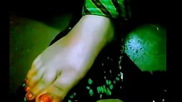 Hot Footjob By Desi Girl