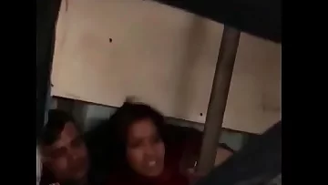 Honeymoon desi couple in train 2