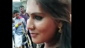 Desi girl public show