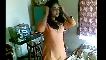 Young Indian Bhabhi in bed with her Office Colleague