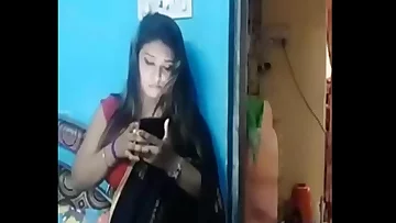 Bhabhi enjoying video. Call