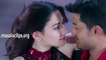 Tamannah Bhatia Hot Thighs Show in Romance Dance
