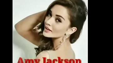 Actress Amy Jackson boobs press