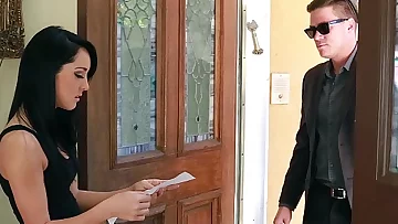 TeenPies - Brunette Teen (Sabrina Banks) Gets Fucked And Filled By Her Landlord!