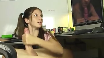 Watching Porn And Jerking Off